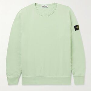 Stone Island Junior Sweatshirt – Pastel Green (Size 14Y / fits Women’s Small)